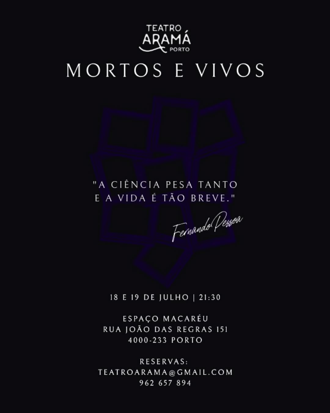 Cartaz Mortos e Vivos